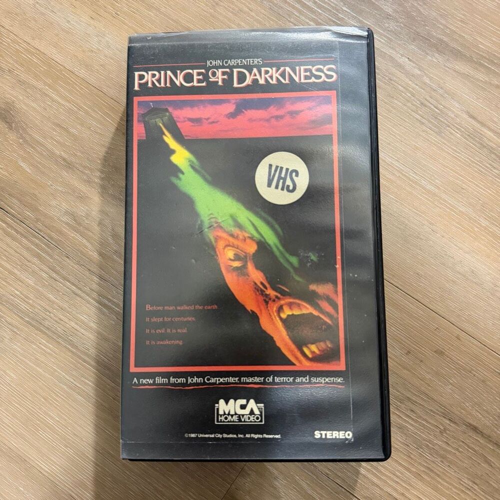 John Carpenters Prince Of Darkness 80s Horror Movie VHS Retro Analog Media Eerie